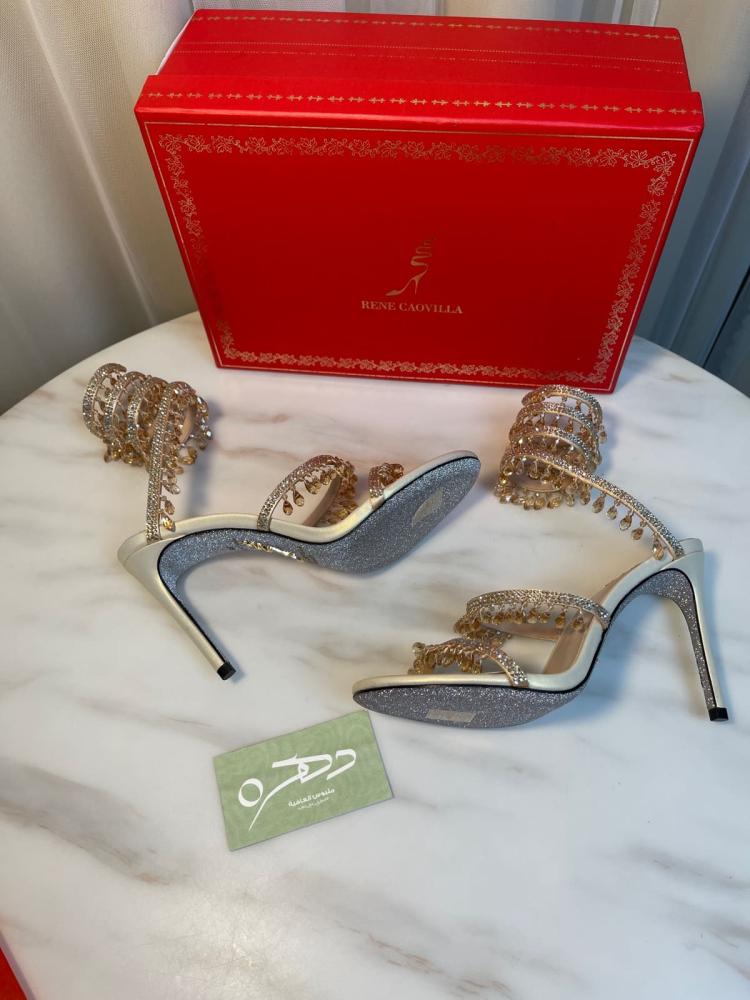 صندل ثريا مرصع بكريستالات 10.5سم من رينيه كاوفيلا