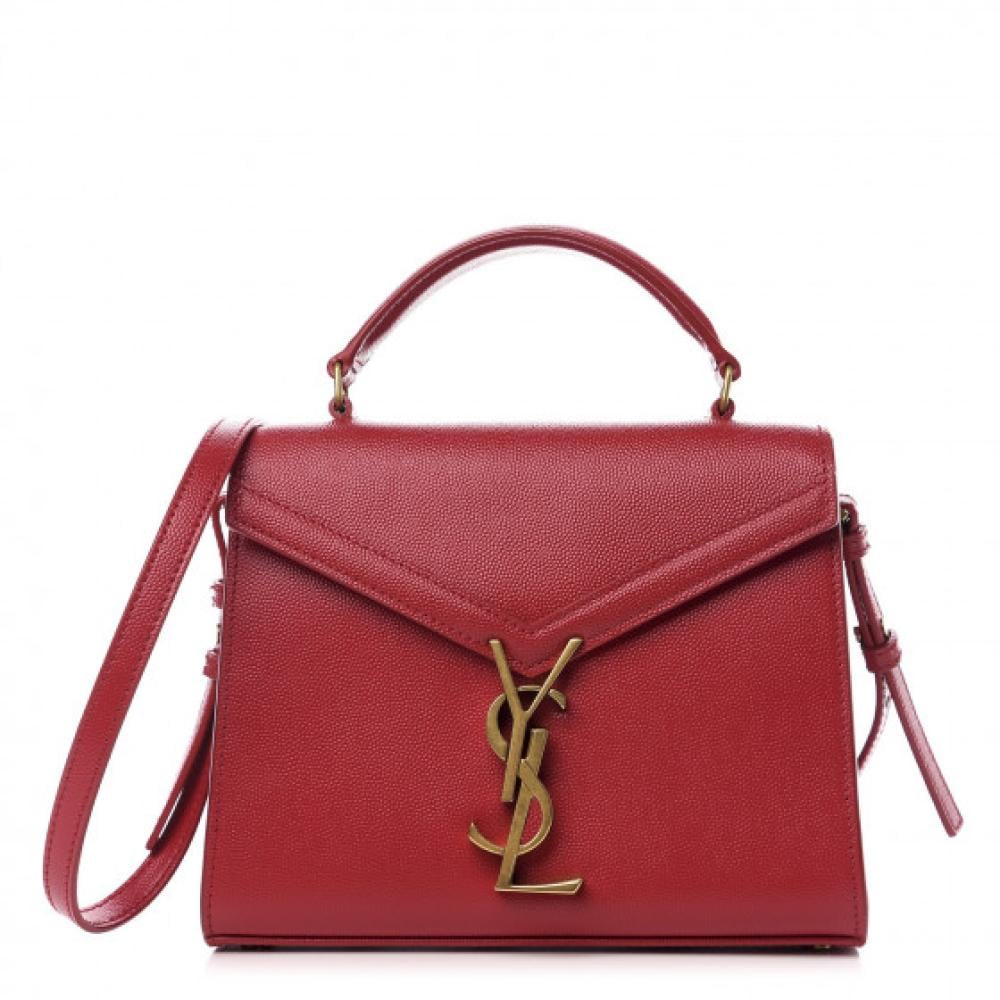 حقيبة كاساندرا كلاسيك من سان لوران بمقبض علوي