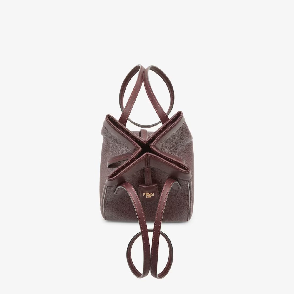 شنطة فندي أوريقامي ميني - عنابي