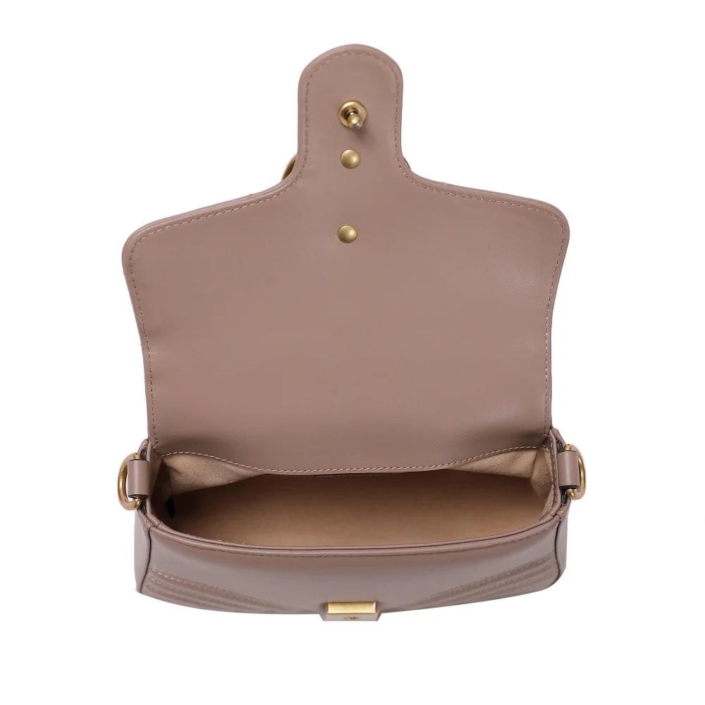 شنطة قوتشي مارمونت ميني توب هاندل - بني فاتح