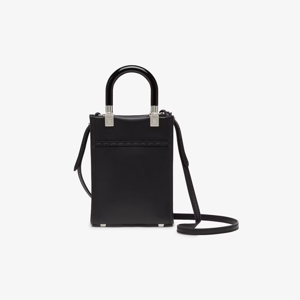 شنطة فندي صن شاين شوبر ميني - أسود