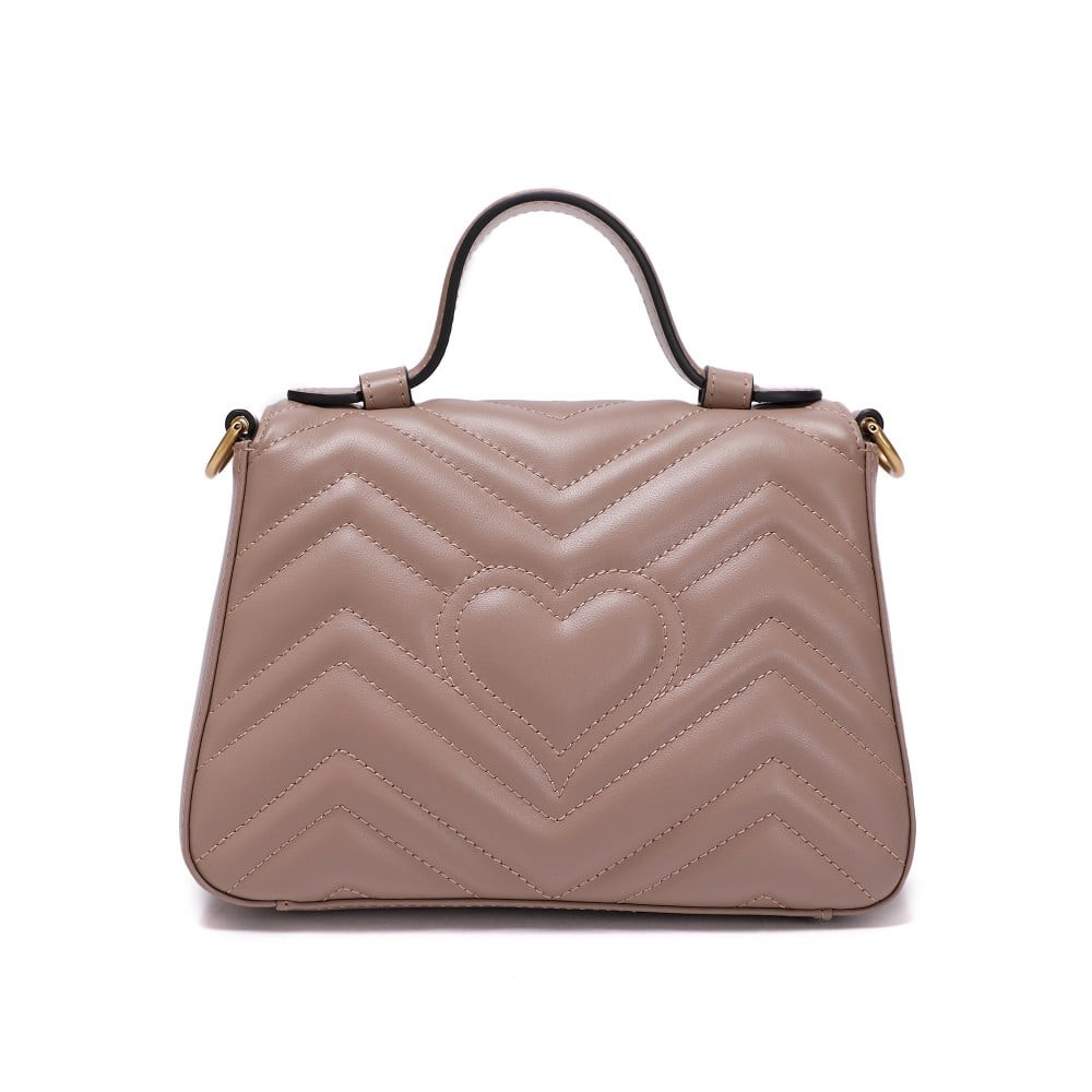 شنطة قوتشي مارمونت ميني توب هاندل - بني فاتح