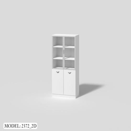 دولاب ملفات ابيض 2 باب