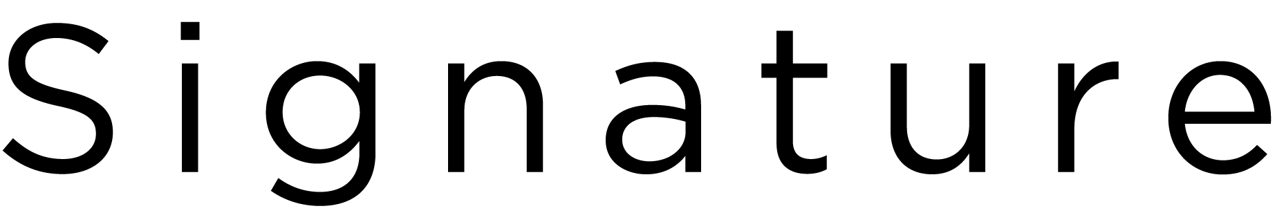 سيجنتشر Signature