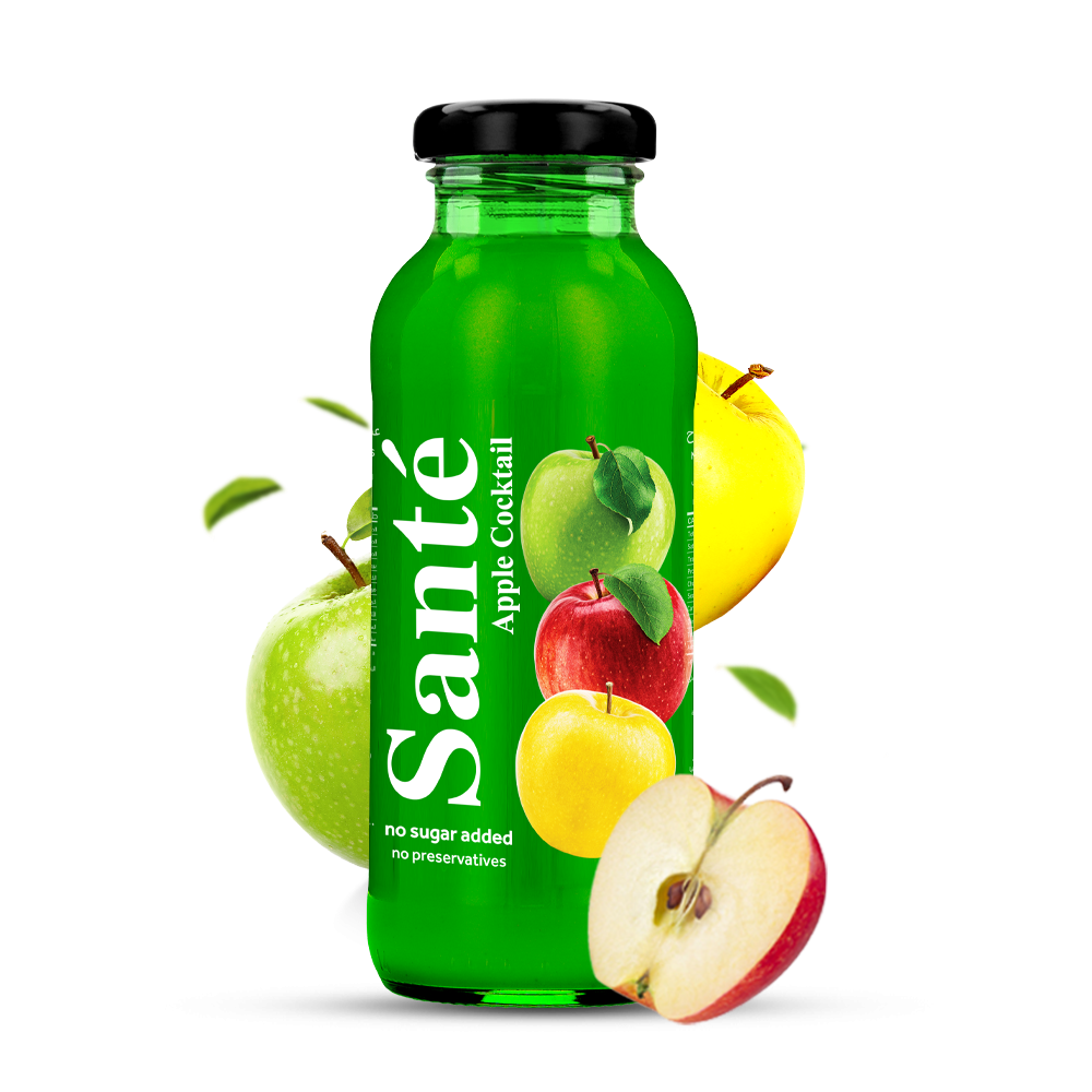 Sante Apple Coktail Juice (24 Pack  300 ml)