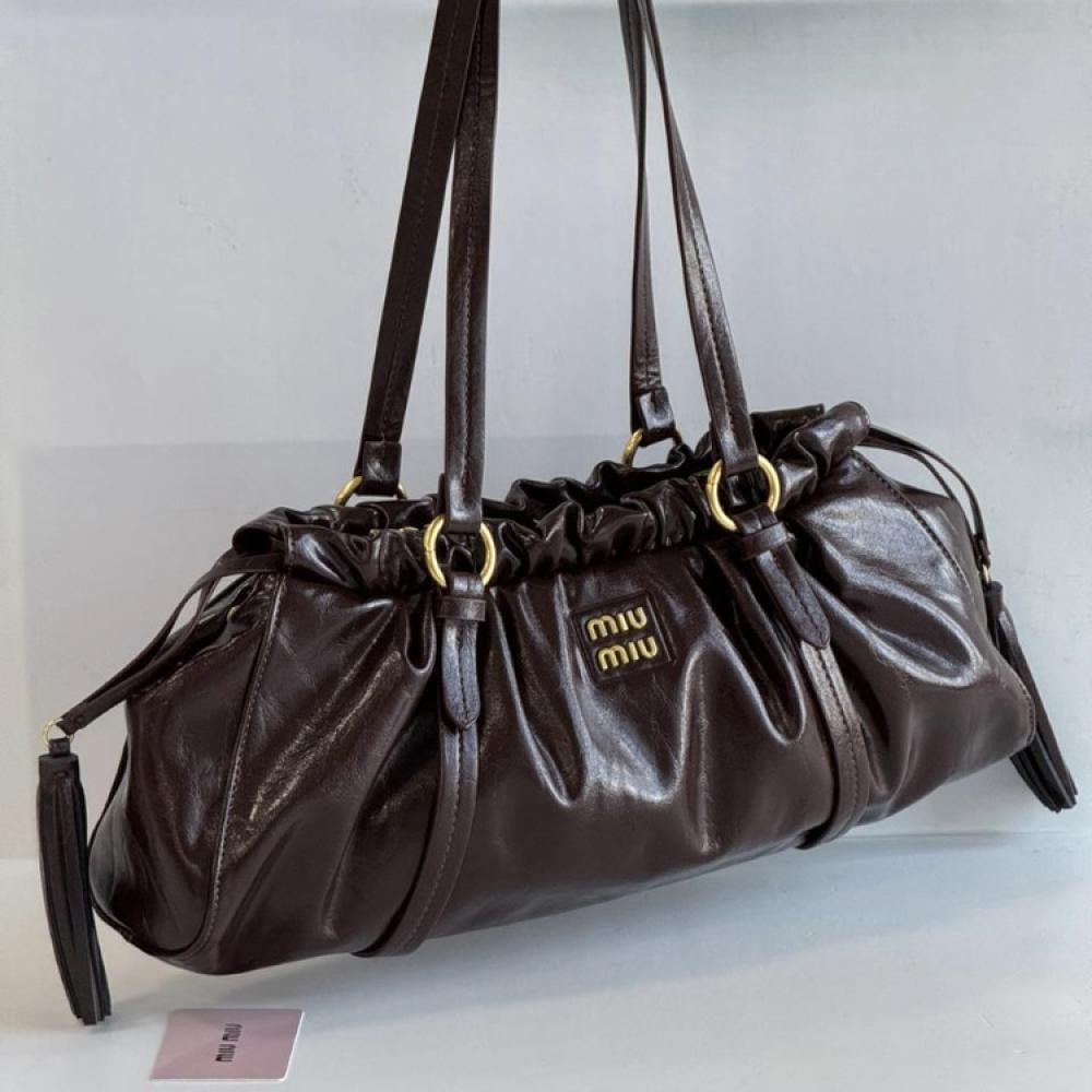 Miu Miu Joie Nappa Leather Bag 'Briarwood'