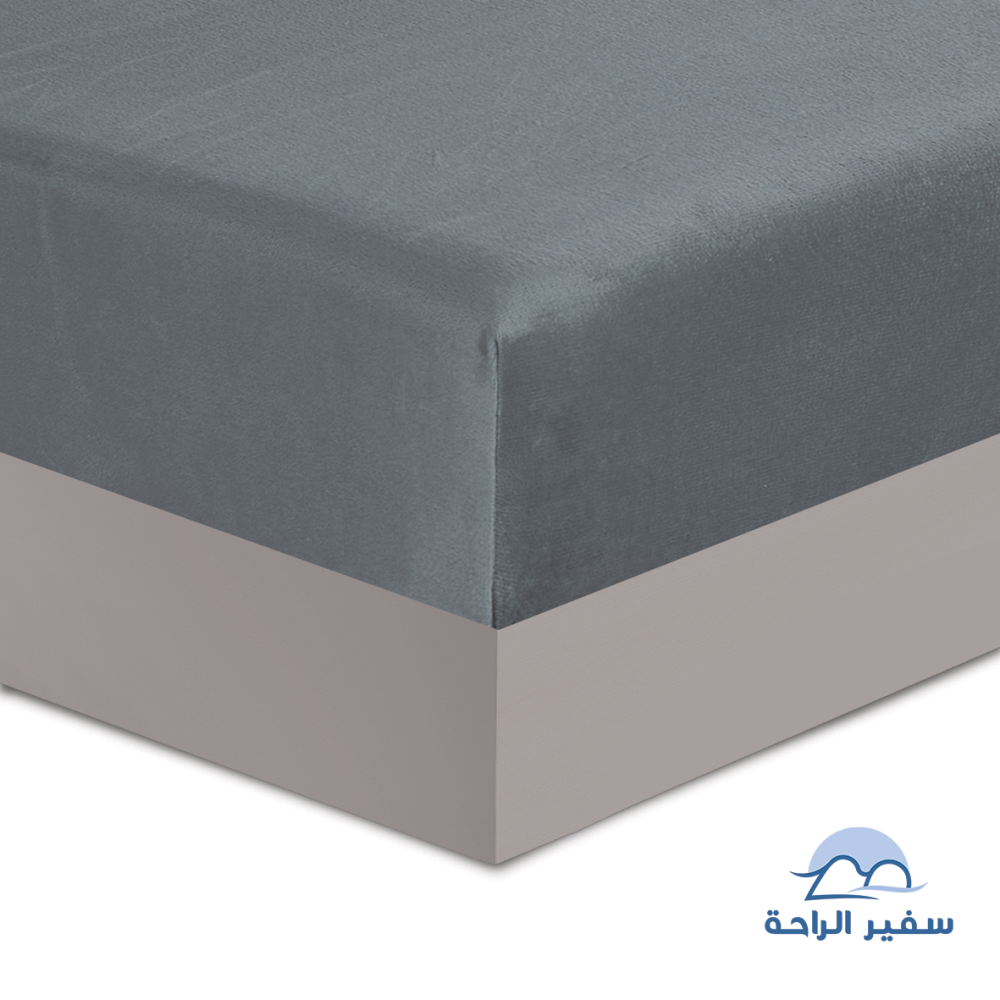 مفرش ليــان مخمل ناعم محفور شتوي نفرو5 قطع نص