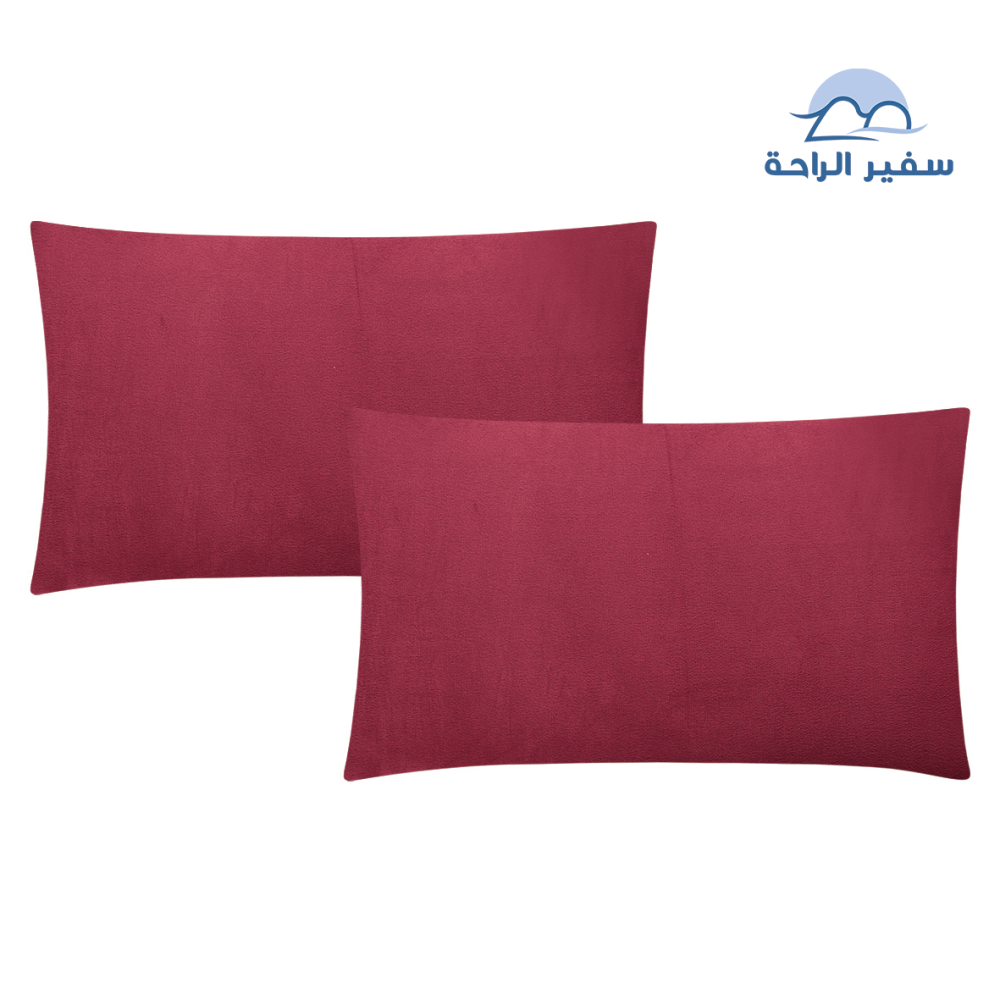 مفرش لمسة  مزدوج 8 قطع مخمل