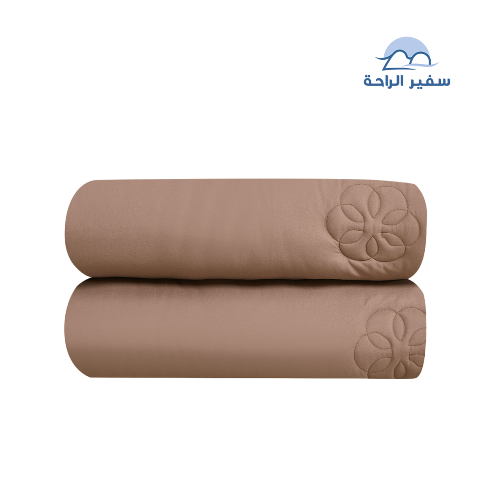 مفرش رينا منفوخ مايكروفايبر وجهين |نفرونص 5 قطع