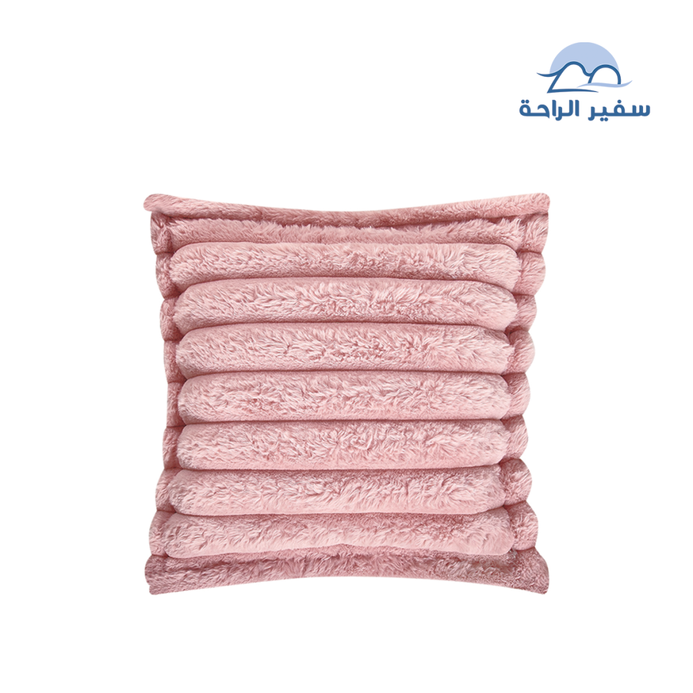 ريلاف مفرش شتوي ثقيل مخمل مقلم نفر ونص 5 قطع