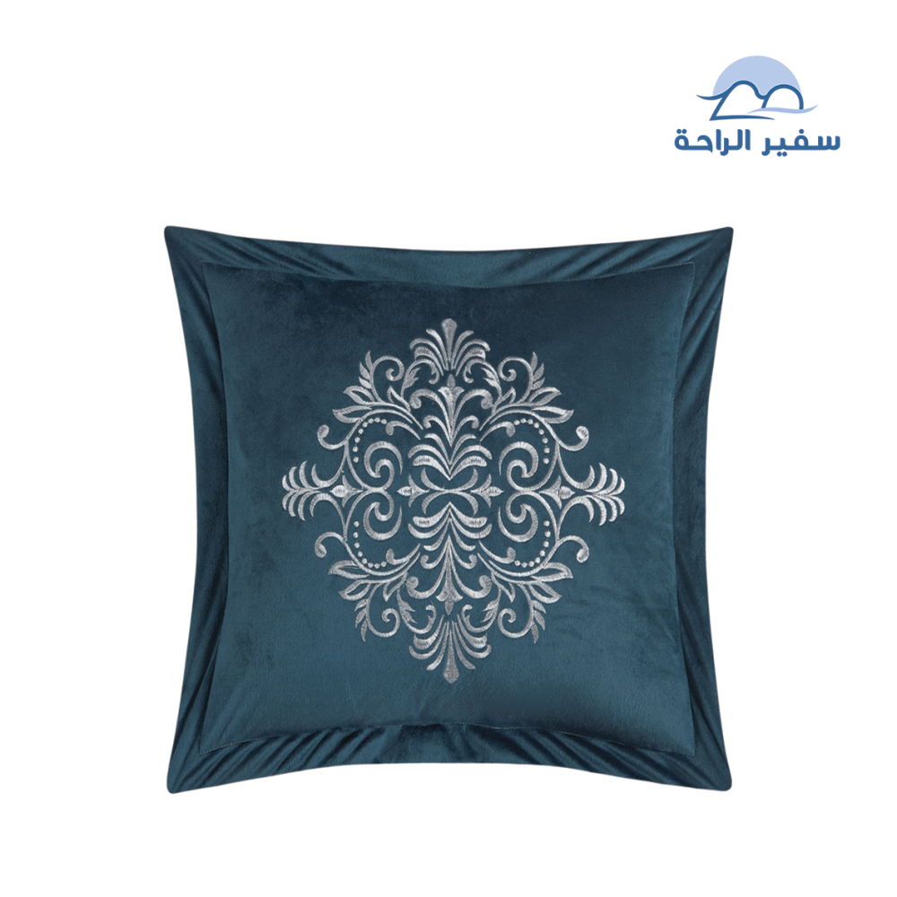 مفرش ليــان مخمل ناعم محفور شتوي نفرين 7 قطع