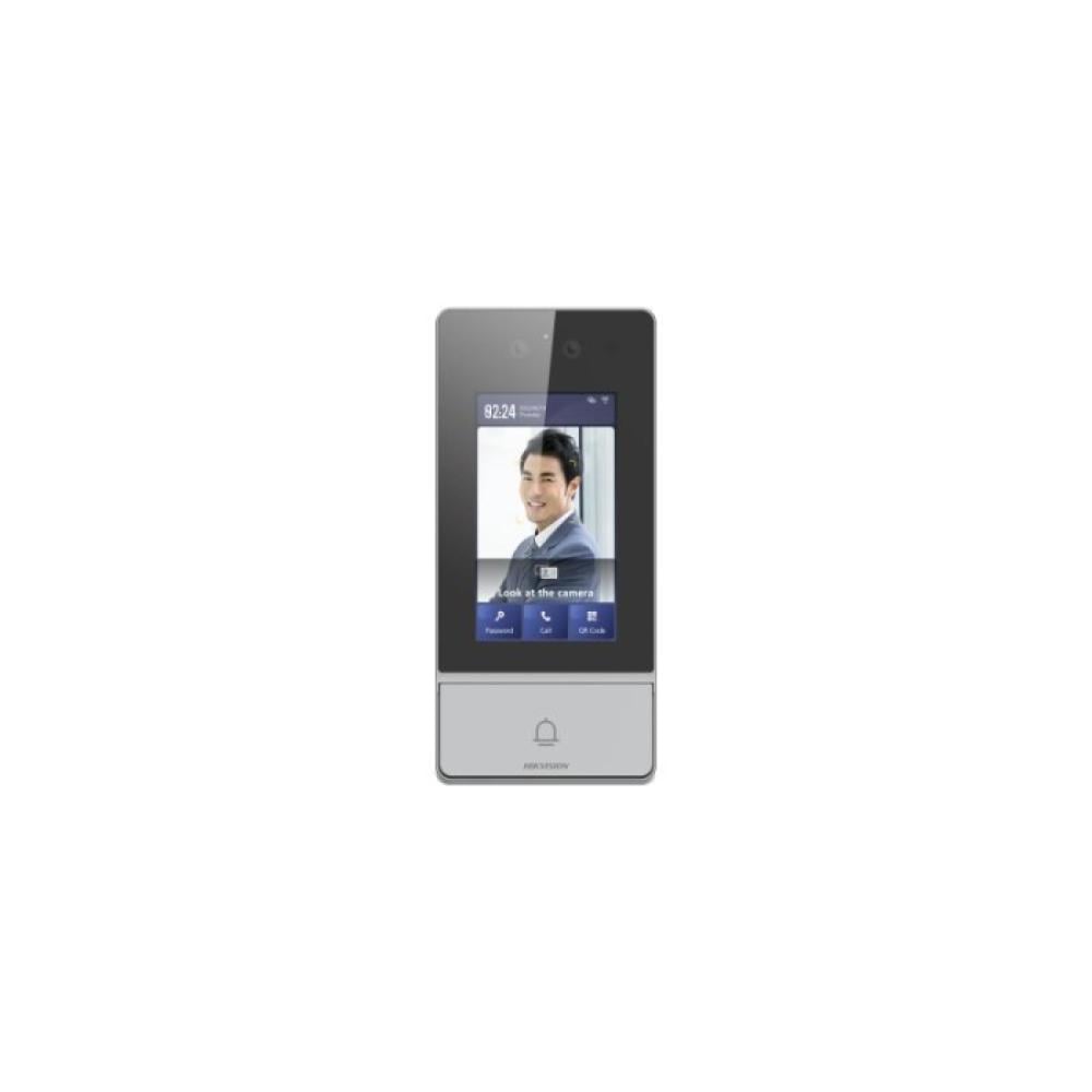 جرس إنتركم هيكفيجن DS-KV9503-WBE1 بالتعرّف على الوجه