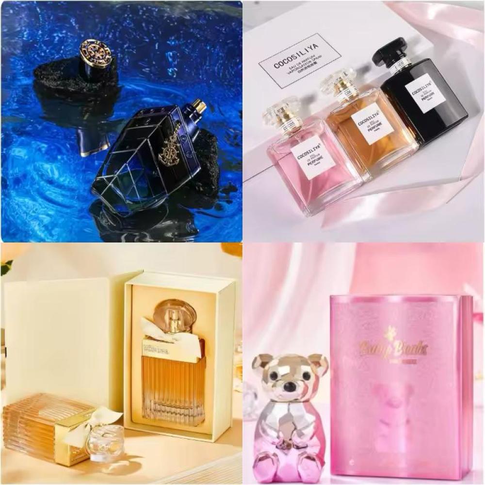 عطر نسائي أنيق 100 مل - 8 روائح آسر مع ملاحظات زهور فواكه حلوة، قاعدة خشبية دافئة، رائحة رومانسية تدوم طويلاً