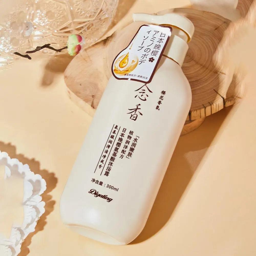 شامبو وبلسم ساكورا الياباني، تنظيف لطيف، مغذي لفروة الرأس، حمض أميني، شامبو للشعر، ترطيب عميق ونظيف