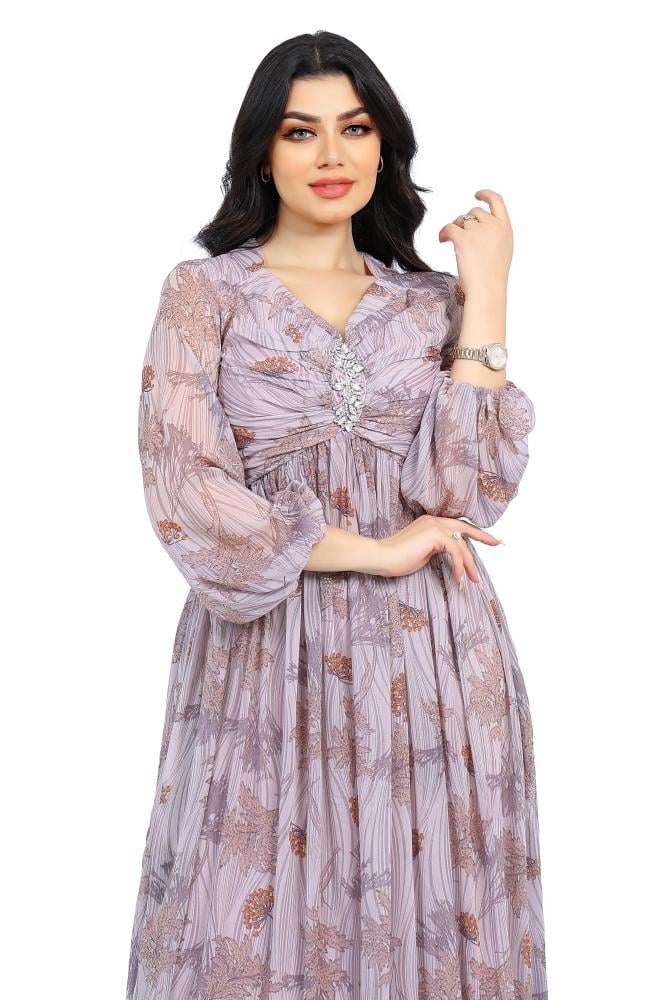 فستان منقوش