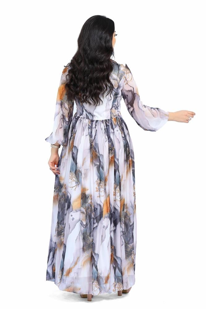 فستان منقوش