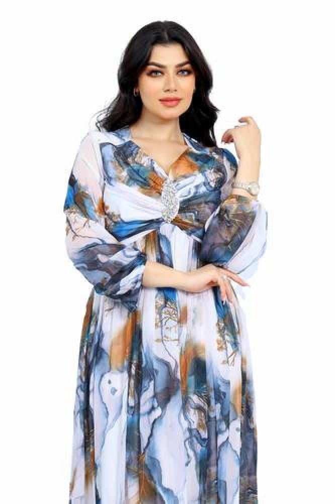 فستان منقوش