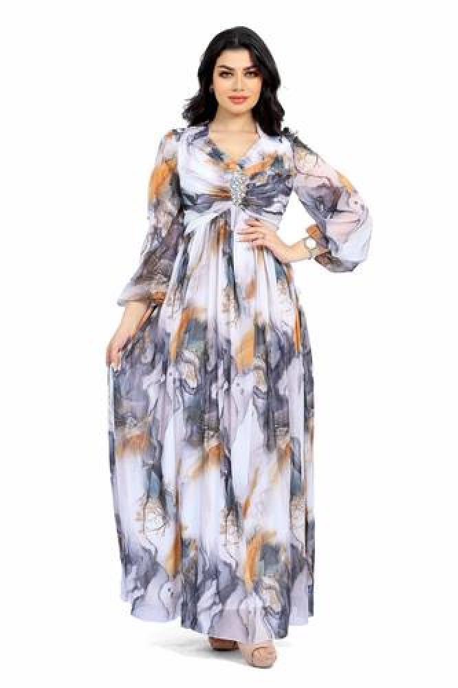 فستان منقوش