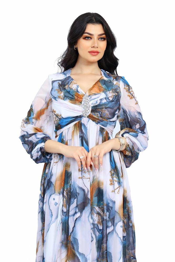 فستان منقوش