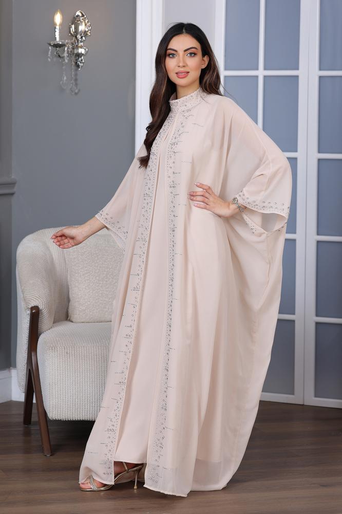 جلابية مطرزة باكسسوار
