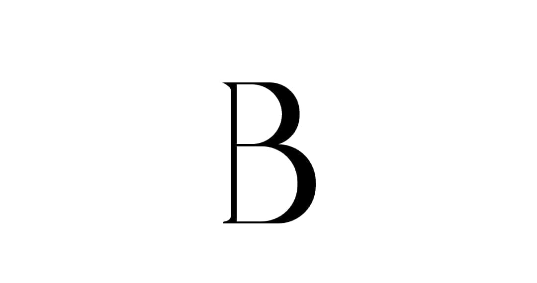 B