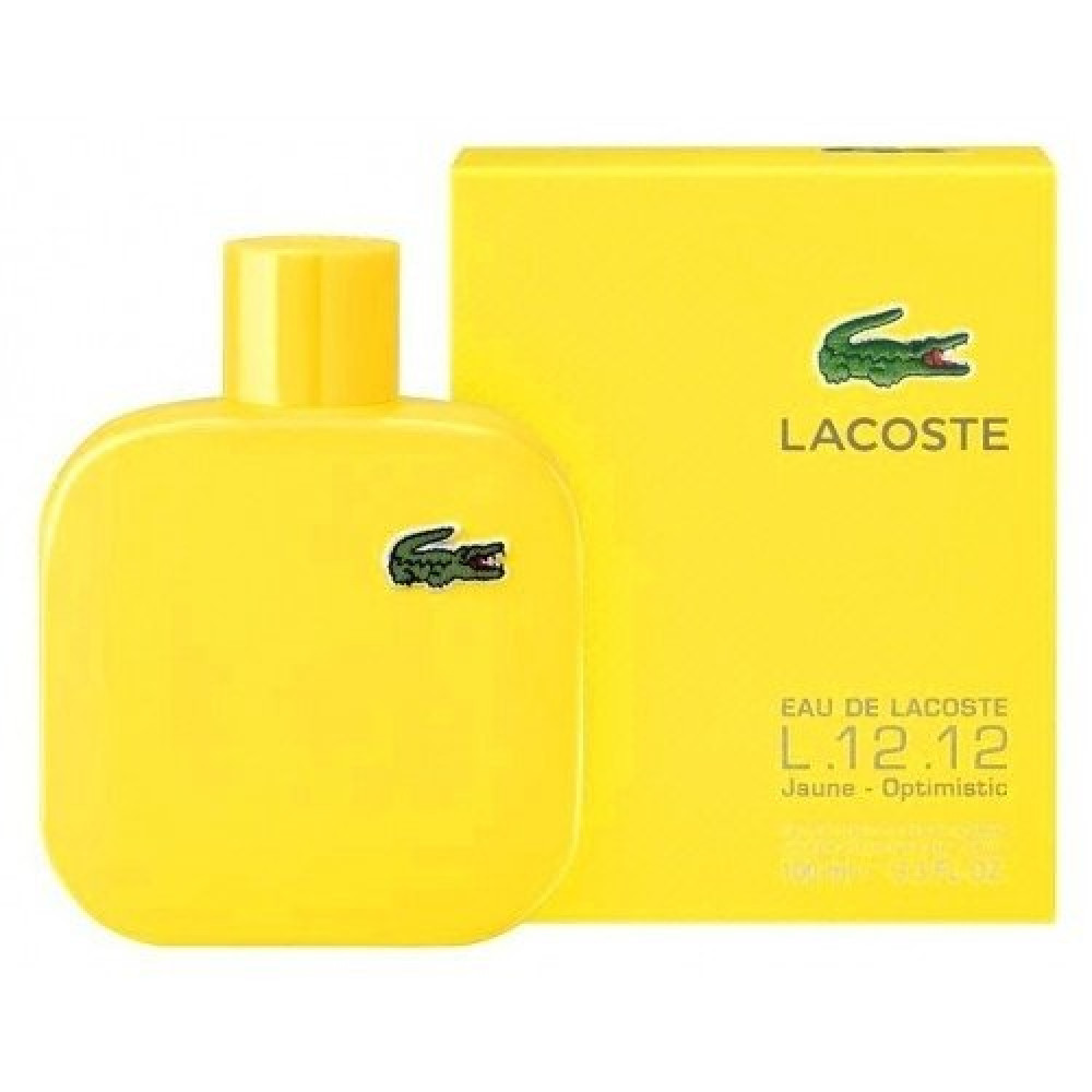 Lacoste L 12-12 Yellow Jaune Eau de Toilette 50ml متجر اكشخ