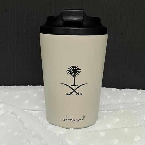 مق قهوه بشعار السعوديه
