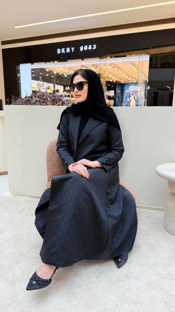 عباية بليزر خام جاكار ديور مبطن خام بونجيه