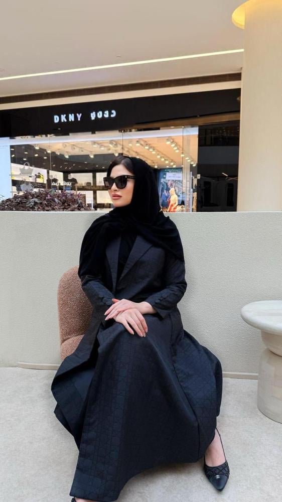 عباية بليزر خام جاكار ديور مبطن خام بونجيه