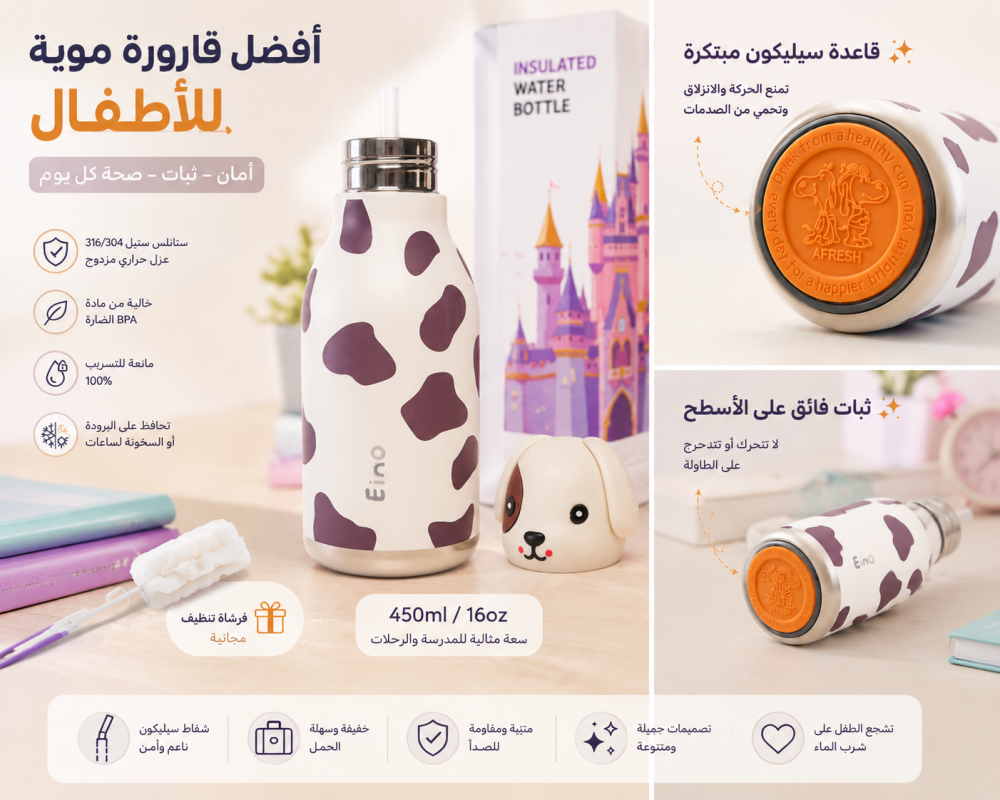 دليلك لاختيار أفضل قارورة موية للأطفال: الأمان والتميز في زجاجة واحدة!