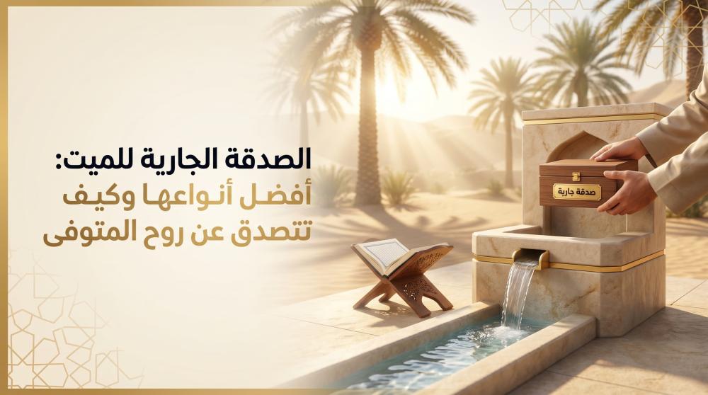 الصدقة الجارية للميت: أفضل أنواعها وكيف تتصدق عن روح المتوفى