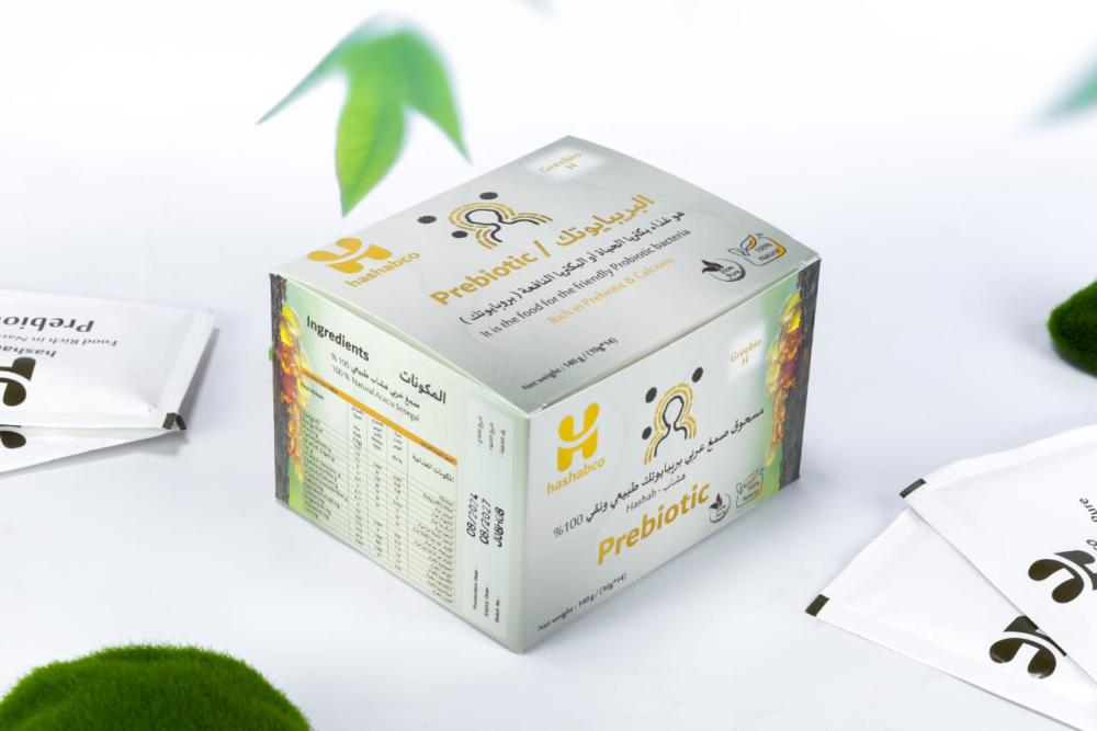 الصمغ العربي يعمل كمواد مغذية و كبريبايوتك ويعزز وظيفة البكتريا النافعة في الأمعاء