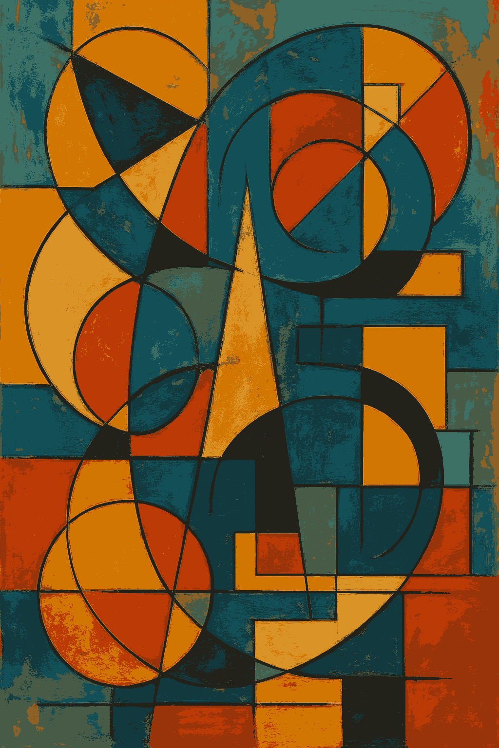 لوحات تجريدية