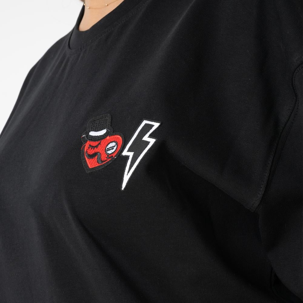 تيشيرت اسود قطن تي شيرت قطن بوليفارد