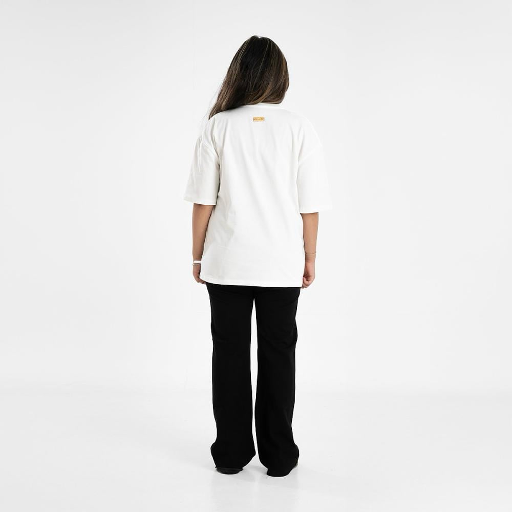 تيشرت ابيض قطن