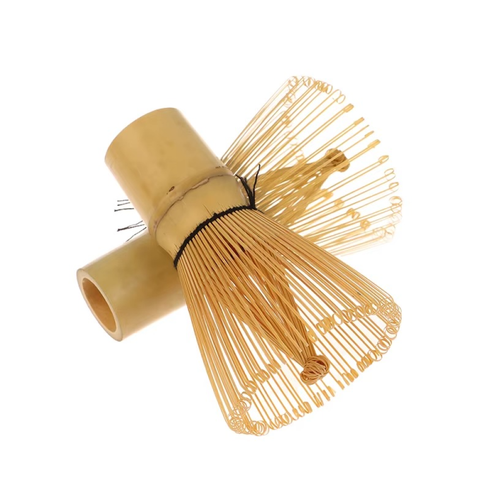 فرشاة خيزران لتحريك الماتشا و الشاي الأخضر التقليدية