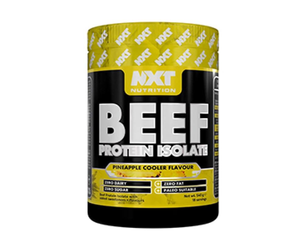 NXT Beef Protein Isolate Pineapple 540 g | إن إكس تي بيف بروتين المعزول  أناناس 540 جم - هيلث أوتليت - HealthOutlet