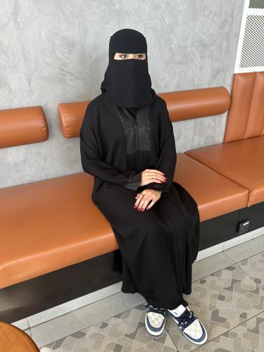 عبايه ساده كسرات من الامام