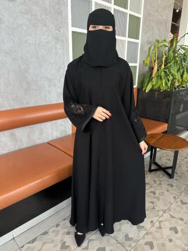 عبايه نص كلوش ملكي