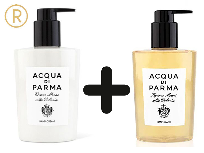 اكوا دي بارما كريم لليدين 200مل+ غسول لليدين 200مل