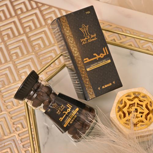 بخور المجد حبيبات المعمول من اصل العود