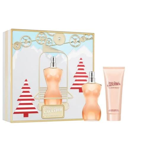 مجموعة عطر جين بول كلاسيك 100 مل او دي تواليت + لو...