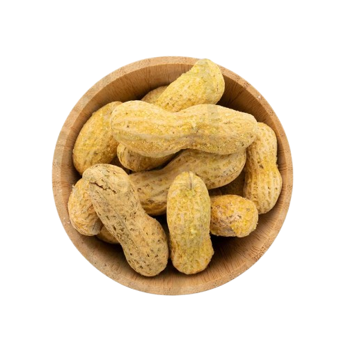 فول سوداني بالقشرة
