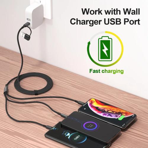 كابل شحن بمنفذ USB متعدد 3*1
