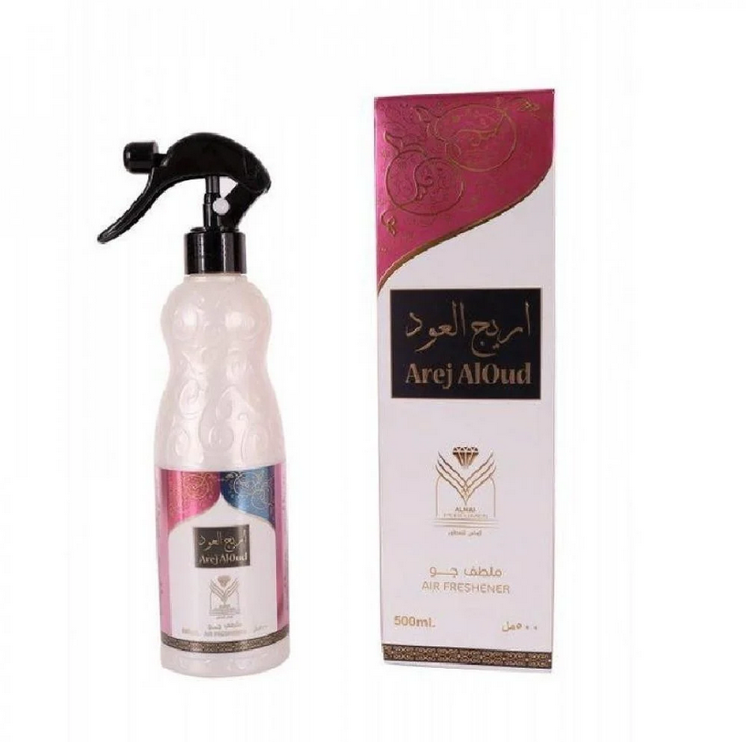 الماس للعطور معطر ملطف جو اريج العود - 480مل