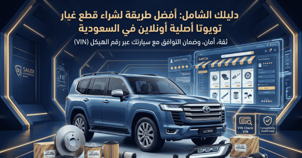 طريقة شراء قطع غيار تويوتا اونلاين