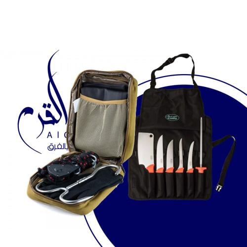 سكاكين و رافعة يدوية