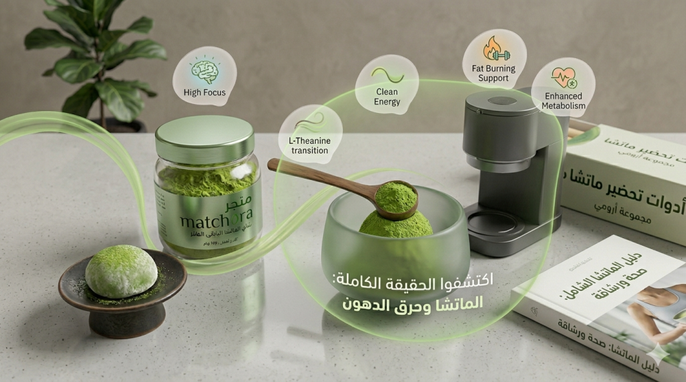 الماتشا وحرق الدهون: الحقيقة الكاملة