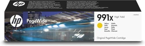 خرطوشة حبر 991X اصلية عالية الانتاجية لون اصفر لطابعة بيدج وايد من اتش بي - M0J98AE