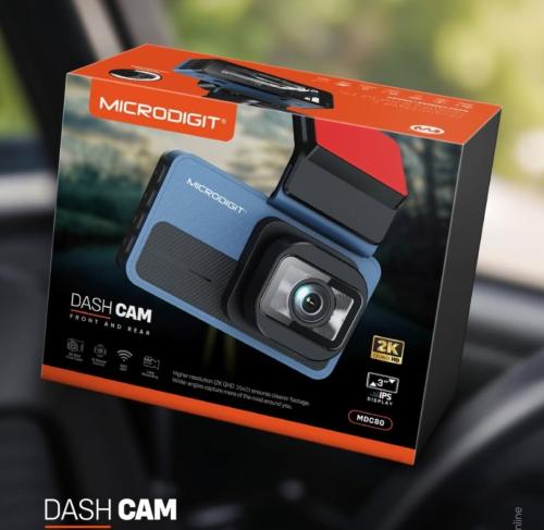 داش كام ميكروديجيت microdigit mdc80 بوضوح 2k مع كاميرا خلفيه